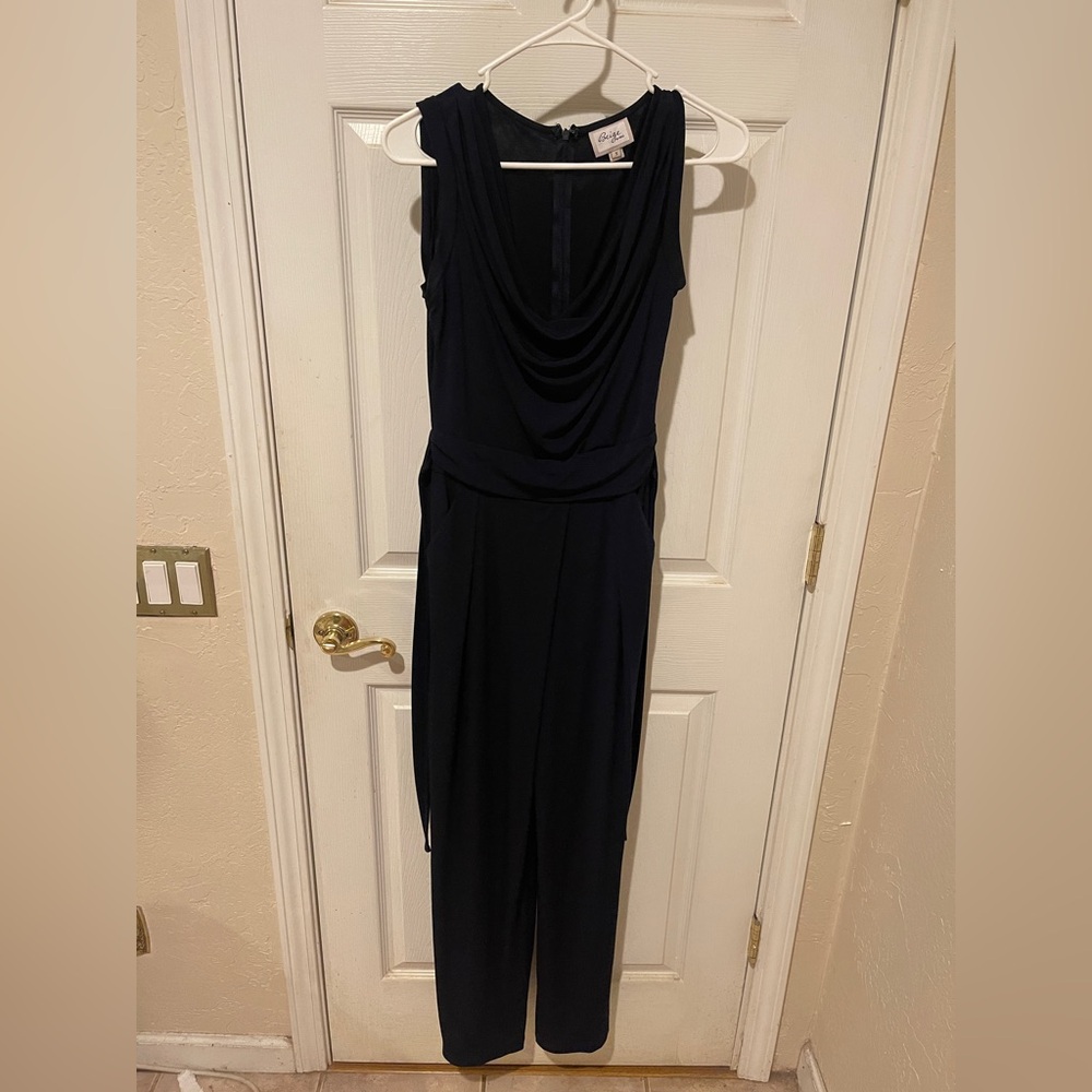 Beige by eci Midnight Blue Jumpsuit